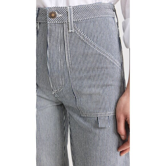 Nili Lotan "Quentin" Striped Jeans, size 25 ** HEMMED ** - Picture 3 of 13